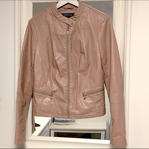 Kenneth Cole Reaction Blush Faux Leather Jacket
